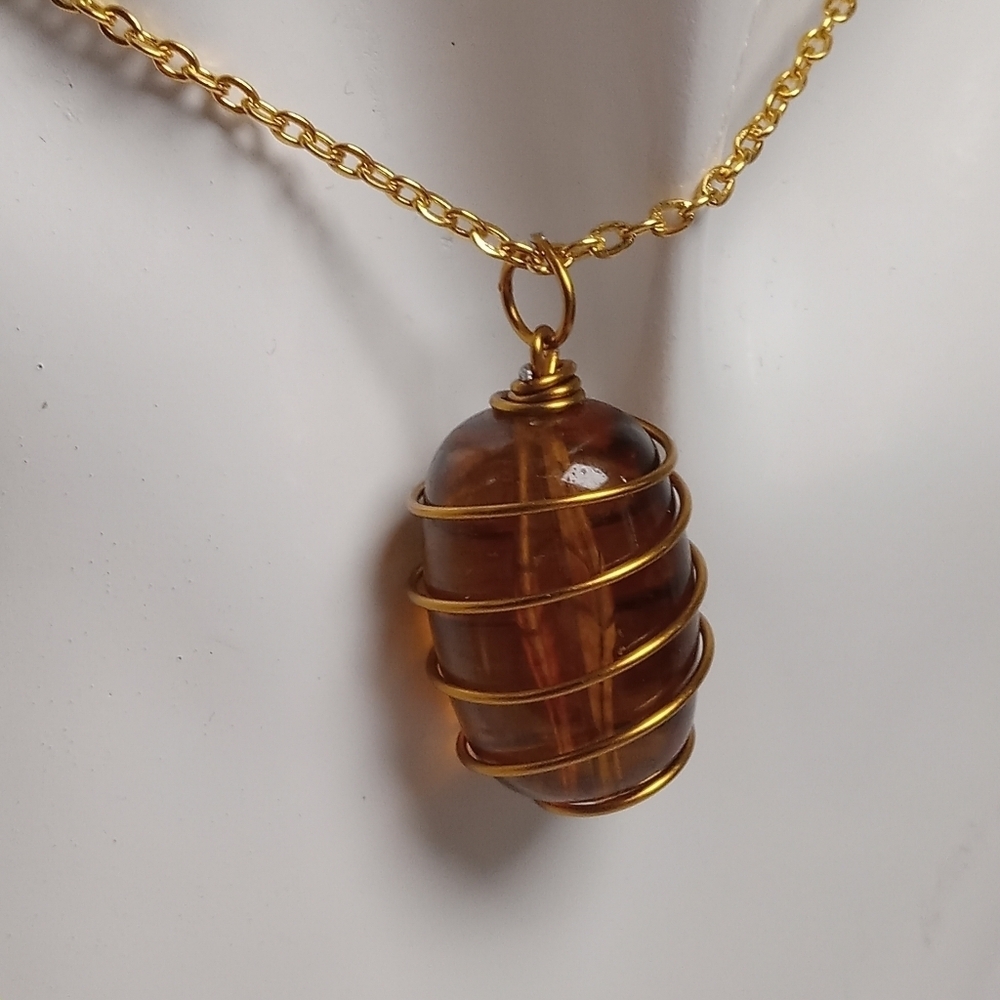 Hand Crafted Gold Artisan Necklace